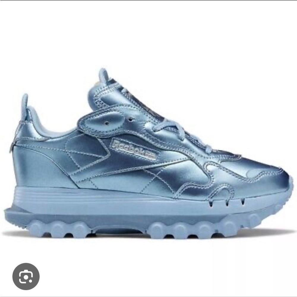Cardi B x Reebok Metallic Design Classic Leather Sneakers